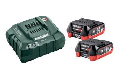 Metabo 685301000 Basis-Set - 2 x Accu 12V 4,0Ah Li-Ion Li-Power + lader ASC55