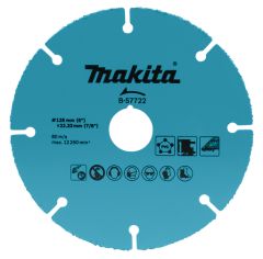 Makita B-57722 Hardmetalen doorslijpschijf 125 mm asgat 22,2 voor gipsplaat en kunststof