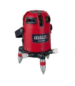 Levelfix 554130 CL618R Gemotoriseerde Multilijnlaser Rood + Statief