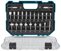 Makita D-74778 Frezenset 8mm 22-delig in kunststof koffer