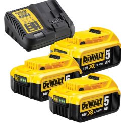 DeWalt DCB115P3-QW DCB115P3 18V starterset (3x 5.0Ah accu) + XR multilader