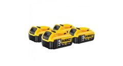 Dewalt DCB184 4-pack - 4 x battery 18 Volt 5.0Ah Li-Ion