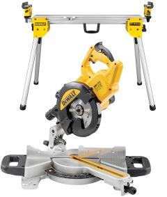 DeWalt DWS773Set Telescopic Mitre Saw 1300 Watt 216 mm + DE7033 Stand