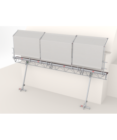 Altrex C500402 MTB Doorwerkscherm voor Triangelbrug Lengte 5.00 mtr.