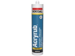 Soudal 102600 Acrylic sealant Acryrub White 310ml