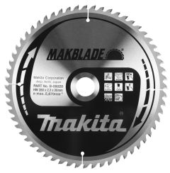 Makita B-09042 HM-zaagblad Hout 190 x 20 x 60T