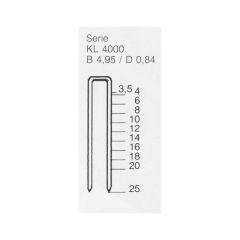 Haubold 503148 KL4020 CNK Niet 20 mm 5.000 stuks