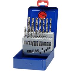 Bohrcraft 11201310019 MG10 19-delige Spiraalboren set DIN 338 HSS-G in metalen cassette