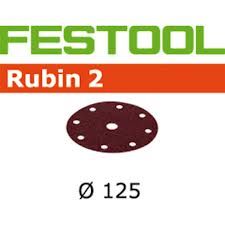 Festool 499103 Schuurschijven Rubin 2 STF D125/90 P80 RU/10