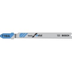 Bosch 2608631013 T118A Decoupeerzaagbladen T - Schacht Per 5 Metaal