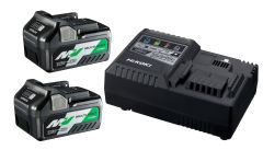 HiKOKI UC18YSL3WEZ BoosterPack - 2 x BSL36A18 Multivolt Accu 36V 2,5Ah/ 18V 5,0Ah Li-Ion + UC18YSL Snellader