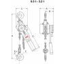 Rema 0270003-3 X-LH080/800KG X-Line Rateltakel 800 KG - 2