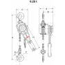 Rema 0270000 X-LH025/250KG X-Line rateltakel - 2