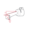 Weldy 119.346 Wide slot nozzle (ø 35.5) 25 x 3 mm - HG/HT - 2