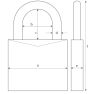 ABUS 145/30 RAINBOW C Cijferslot - 2