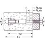 Fischer 519021 Cellenbetonanker FPX-M6-I elektrolytisch verzinkt staal 25 stuks - 5