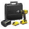 Stanley SFMCD721D2K FATMAX® V20 Accu klop-/schroefboormachine 18V 2.0Ah BRUSHLESS - 1