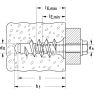 Fischer 78417 Cellenbetonanker FTP M 10 metaal 25 stuks - 4