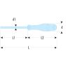 Facom AT5.5X300 AT - PROTWIST® Sleufschroevendraaier 5,5 x 300 - 2