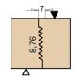 CMT 490.160.72 Trapezium verlijmfrees 160mm - 4