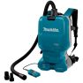 Makita DVC665ZU Ruggedragen Stofzuiger 2x18V excl. accu"s en lader met machine aansluiting en 3 adapters, met AWS zender - 1