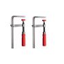 Bessey GTR12SET Geleiderailklem 2 stuks voor de meeste bekende merken - 1