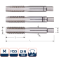 Rotec 300.2400 HSS Handtappenset 3-dlg DIN 352 metrisch M24x3,0 - 1