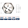 Rotec 377.0125 HSS Zeskante Snijmoeren DIN 382 BSP G 1/8-28 - 1