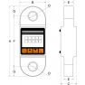 Rema DSD04-10TX/RX Dynamometer 04 met afleesbare afstandsbediening 10000 kg 1512005 - 3